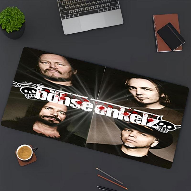 Bohse Onkelz Print Mouse Pad, for Keyboard Pad Laptop PC Mat for Office Home Use, Desk Decor, Perfect Birthday Gift for Gamers