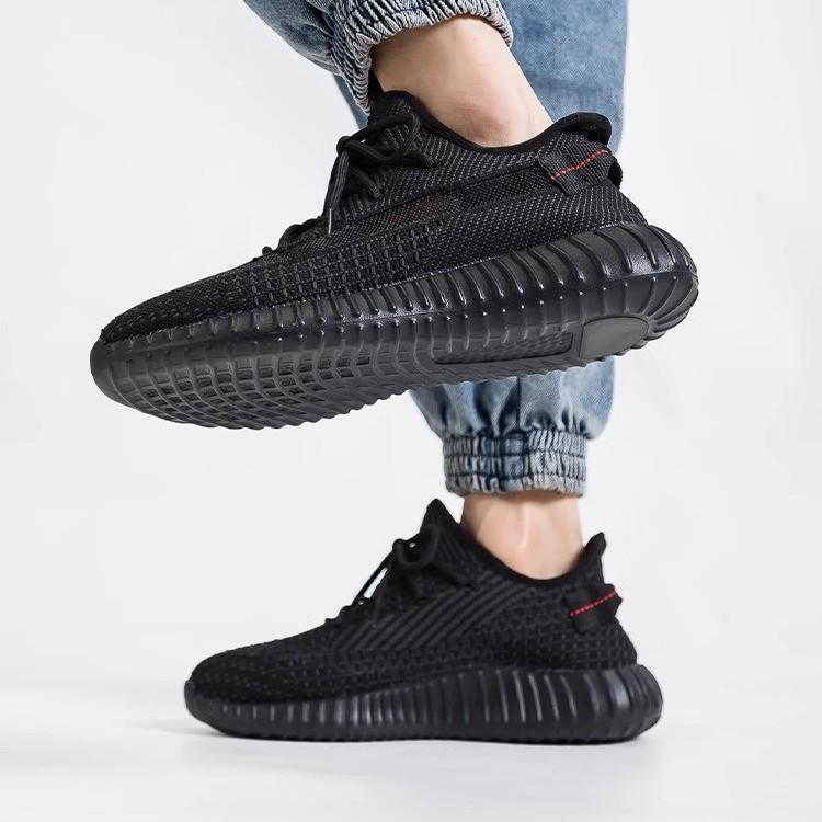 Casual Couple Men's and Women's Shoes 350 Spring and Summer Internet Celebrity Coconut Shoes Ins Tide Soft Sole Breathable Sports Running Flying Woven