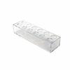 Acrylic Flower Vase Easy To Clean Rectangular Box with Perforated Panel