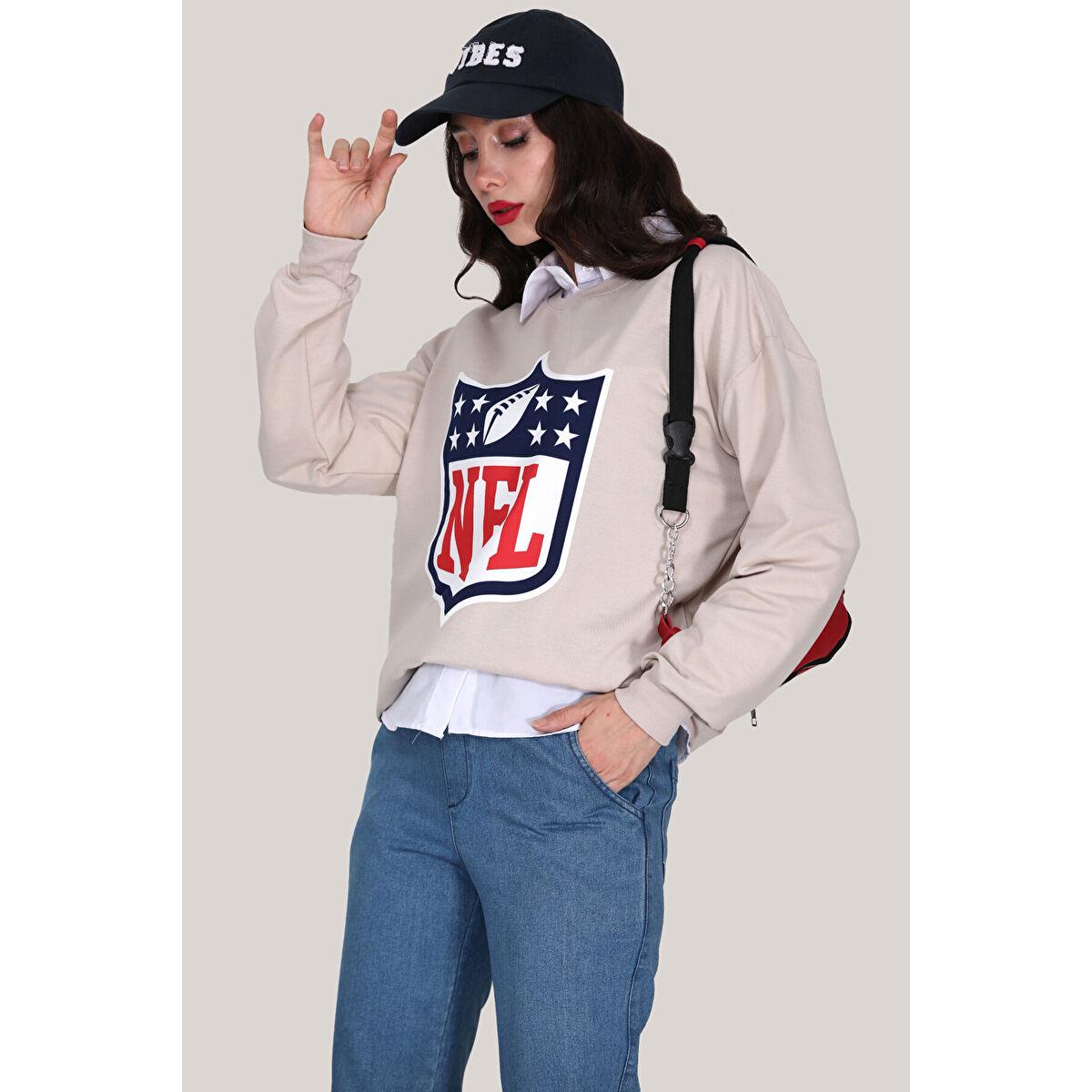 

Женская толстовка большого размера с принтом