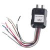 Car Stereo Subwoofer 2 Channel High To Low Audio Converter with Power Amplifier Control Wire