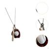 Baseball Set Themed Pendant Necklace for Women Lady Party Holidays Daily