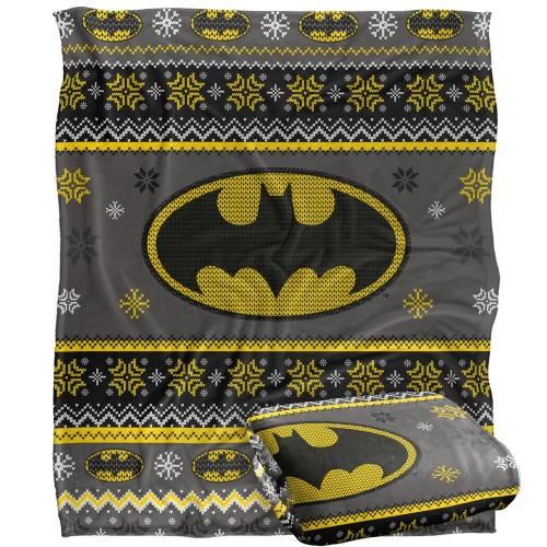 Batman Christmas Fair Isle Blanket