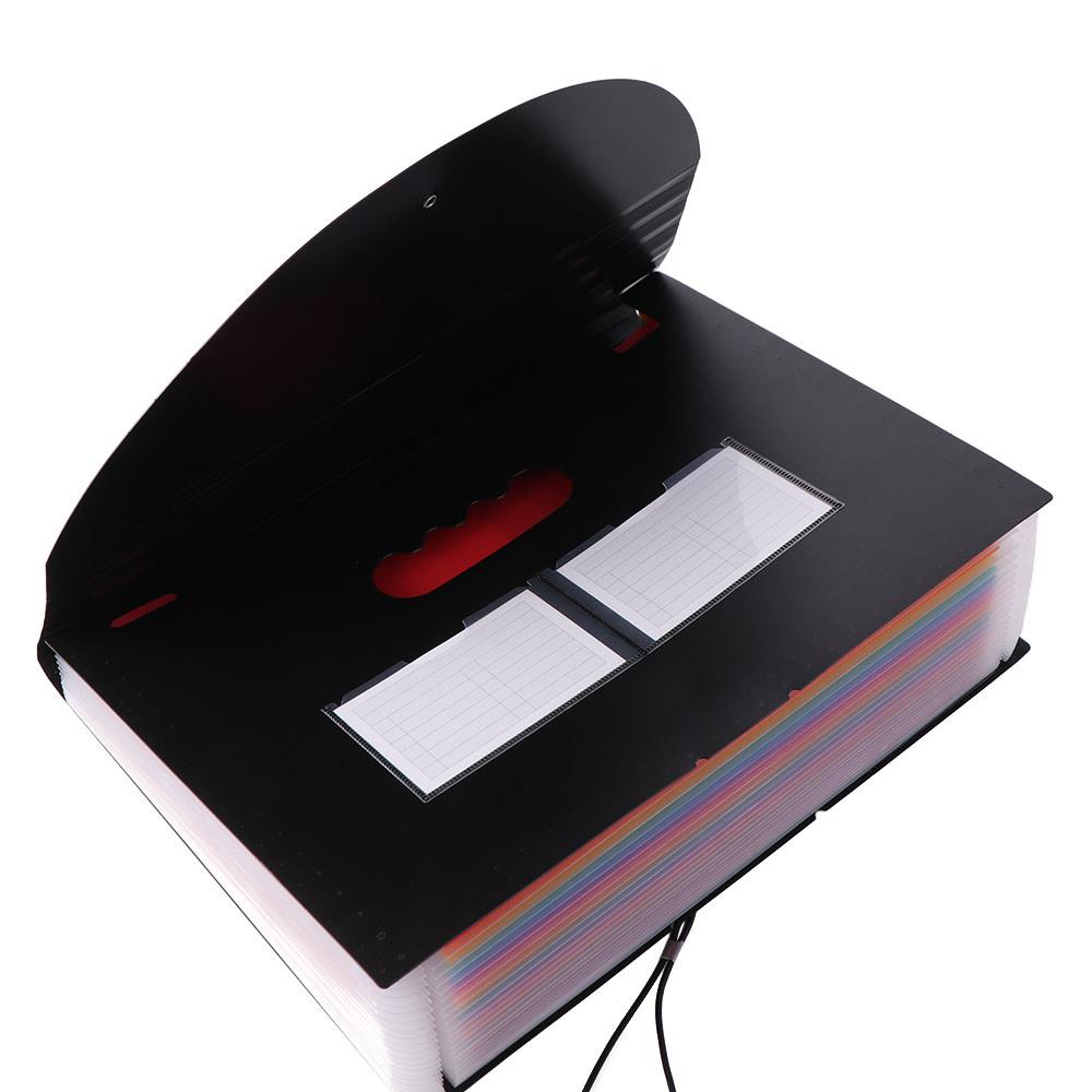 Rainbow Expandable Filing Box 25 Pockets Art Supplies Folder File Folder Organizer  Business