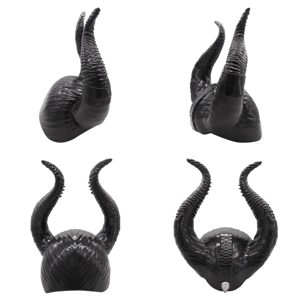 Enchanting Maleficent 2 Mistress Of Evil Cosplay Mask With Striking Black Horns