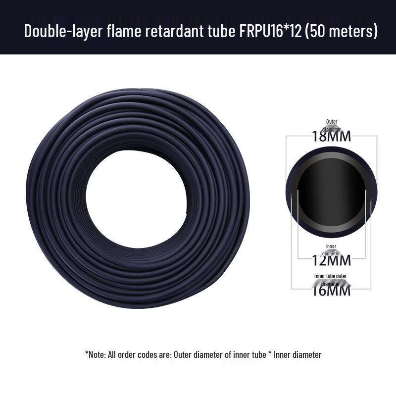 Jundingying Flame Retardant PU Double-Layer Air Hose