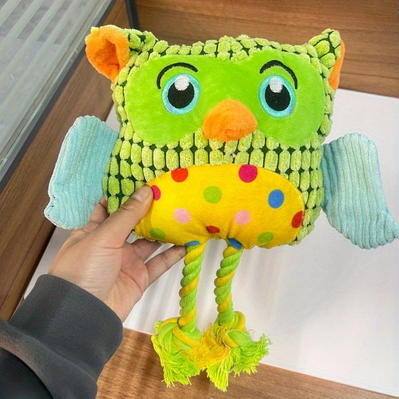 1pc Interactive Pets Toys Chessboard Owl Interactive Plush Toy Dog Teeth Grinding Interactive Training Pet Toys Dog Accessories