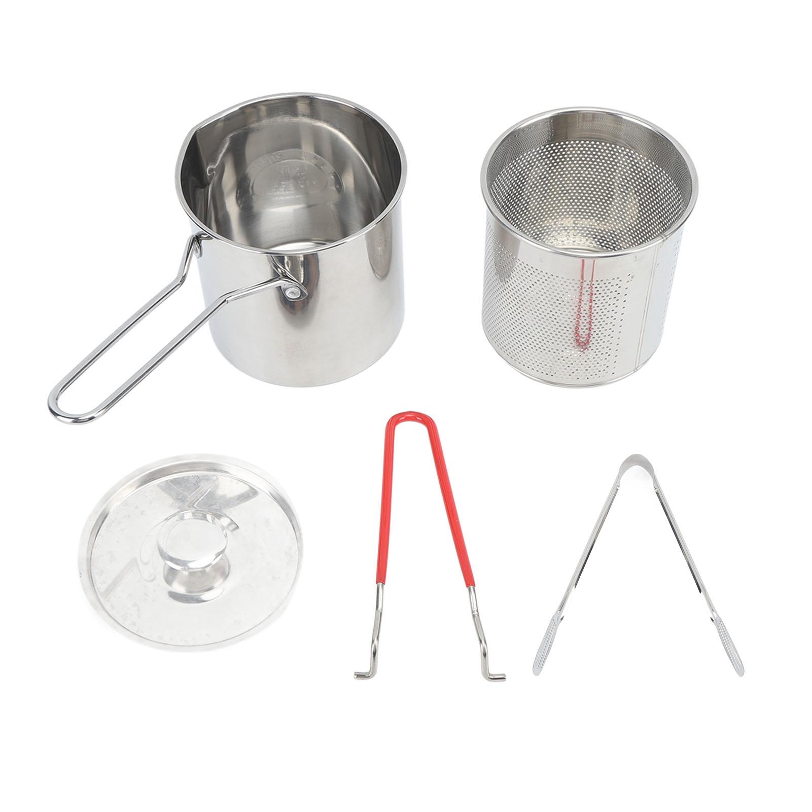 

Маленькая фритюрница из нержавеющей стали, тип локтевого отростка, японский стиль, экономия масла, небольшой порт 4 Piece Set