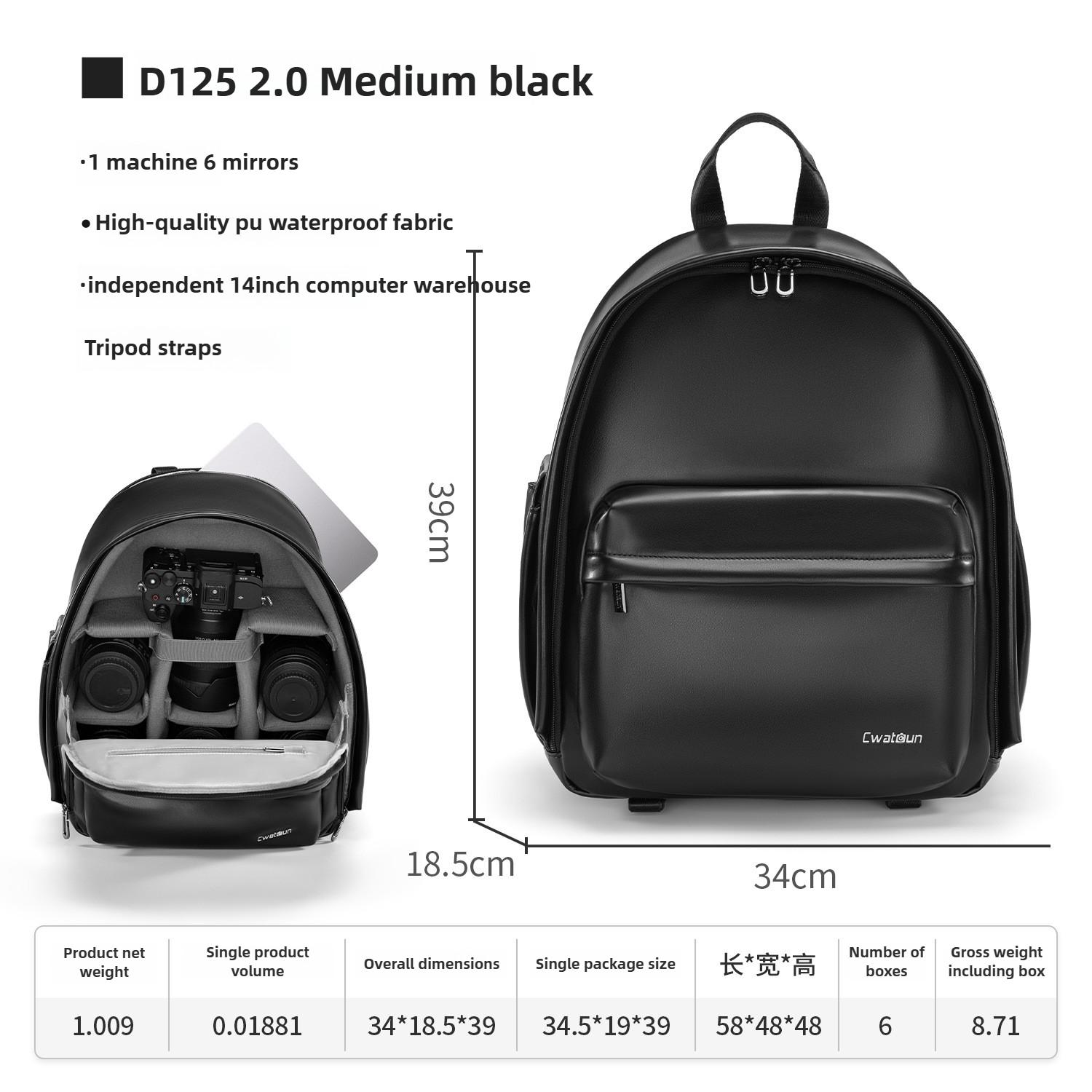 

Double Shoulder Camera Bag One Machine With Six Mirrors Full Open Side Photo Backpack Waterproof Casual Camera Bag Camera Bag