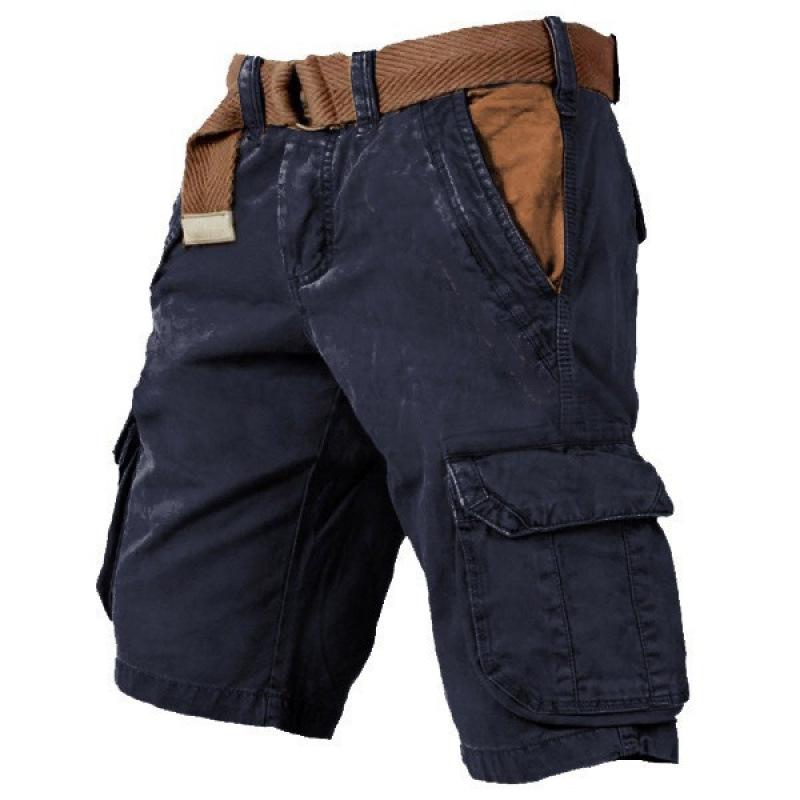 MY OWN STYLE Heren Cargo Shorts Print Meerdere Zakken Knielengte Casual Outdoor Tactische Wandelshorts 5XL