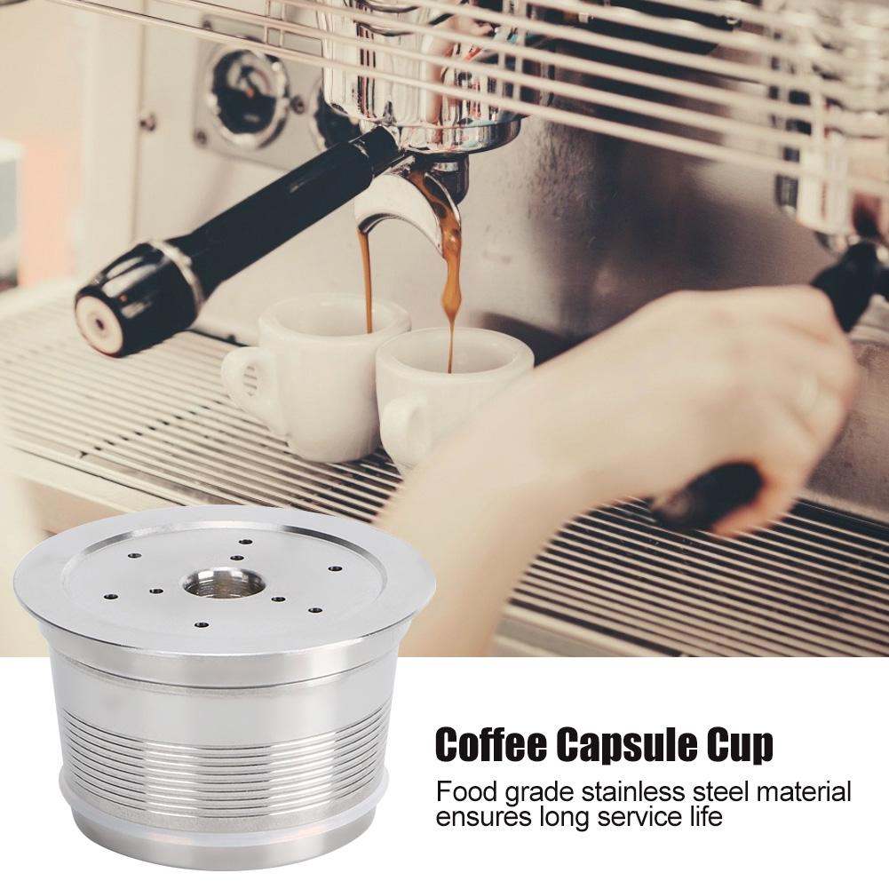 Stainless Steel Reusable Coffee Capsule Cup Filter Fit for Caffitaly Wacaco Tchibo