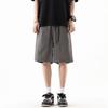 Men's Drawstring Elastic Waist Straight Leg Casual Shorts