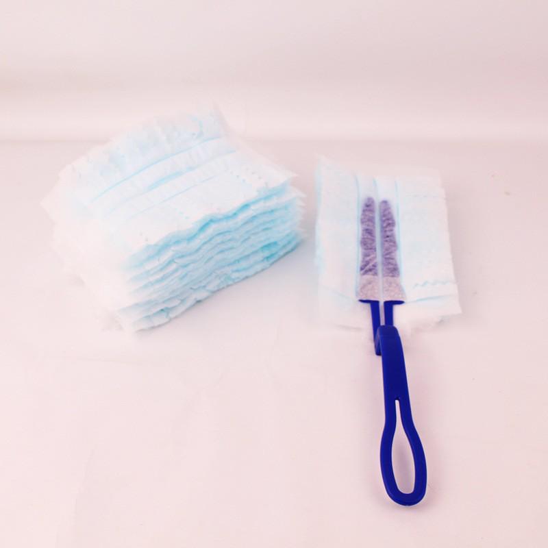 Telescopic Fiber Duster: Electrostatic, Disposable, Feather-Style for Sticker Labeling & Household Cleaning.