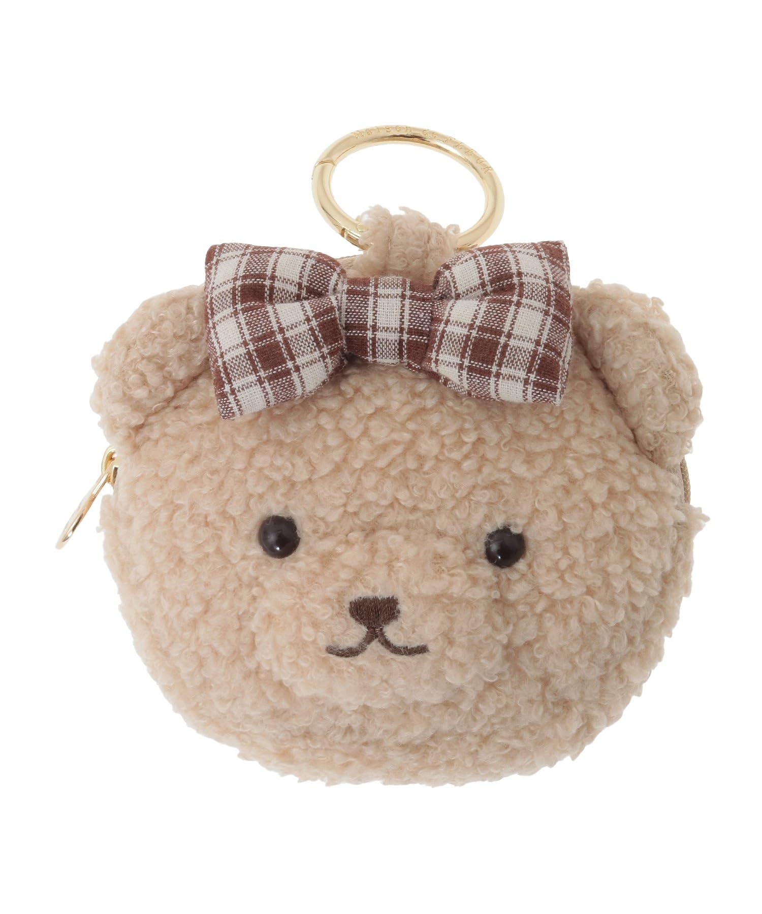Maison de FLEUR Ribbon Bear Charm Size F 08001059100 Pouch, Beige, (Pouch/Drawstring Bag) бежевый