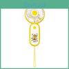 New Macaron Handheld Usb Small Fan Charging Student Gift Desktop Portable Dormitory Small Fan Yellow