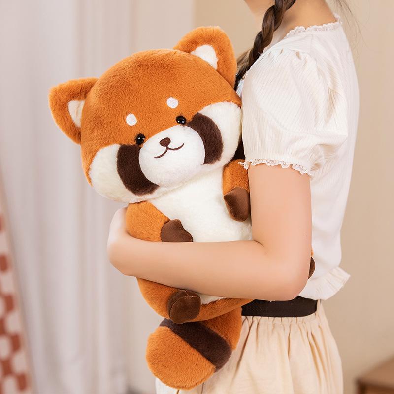 1pc 35cm Plush Raccoon Plush Toys Lovely Raccoon Pillow Stuffed Soft Animal Cushion Nice Birthday Christmas Gift for Girl