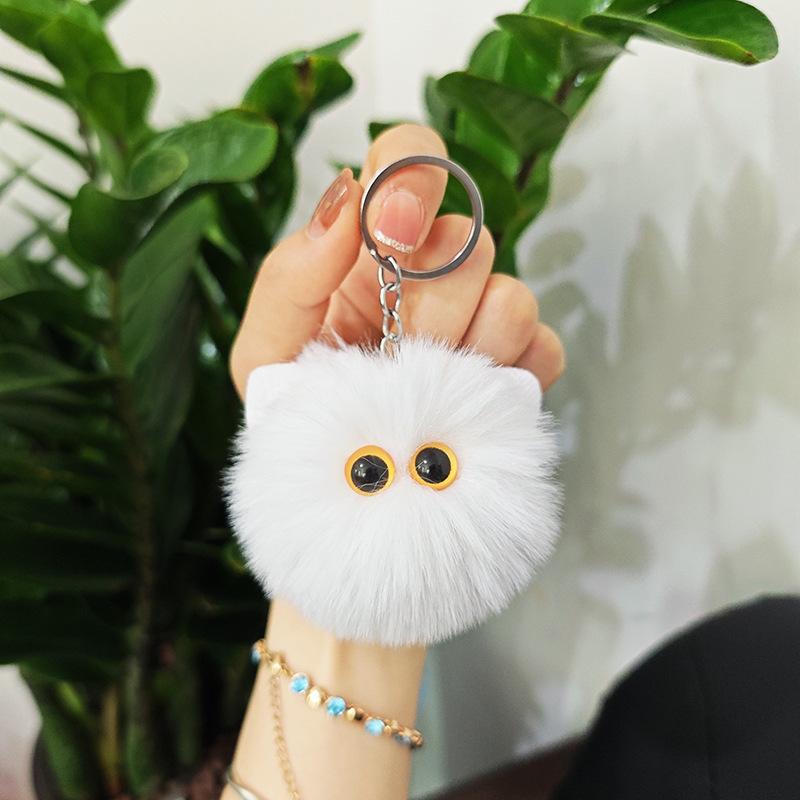 Cute Plush Cat Keychain Cartoon Doll Toy Pendant Keyring For Women Girls Bag Orn