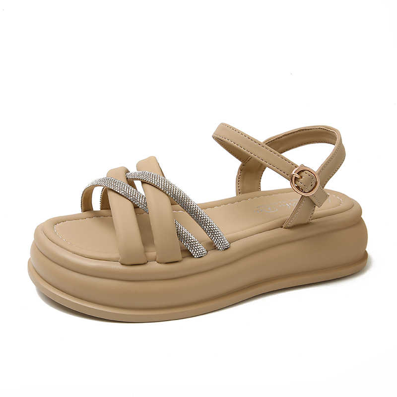 Fashion Round Tip Spring-autumn Beach Shoes For Water Rubber Slippers Husband Women's Casual Sandal Sneakers Sports Boti Deporte