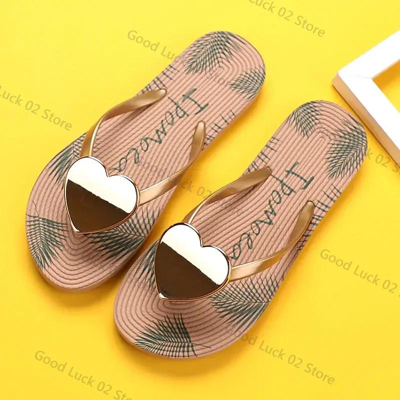 

Fashion 2025 House Slipper Women Heart Love Cloud Sandals Summer Flip Flops Beach Slides Casual Home Shoes Platform Bathroom Flat Female 41-42 абрикосовый