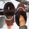 Winter new ins thick-soled velvet cold-proof lightweight snow boots fashionable versatile height-increasing fluff warm cotton shoes