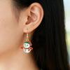 Christmas Snowman Cute Fashion Earrings - Women's Holiday Party Accessory