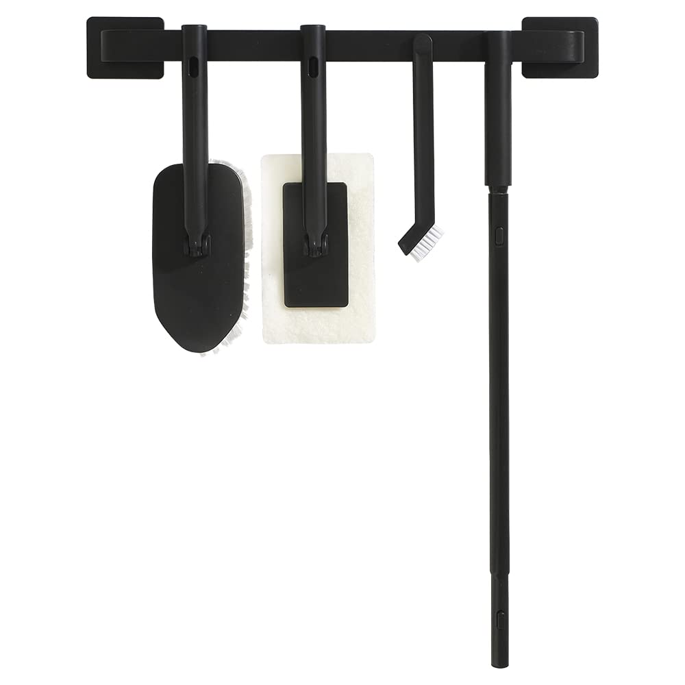 

IRIS OHYAMA 5-Piece Floating Storage Bath Cleaning Set. Magnetic attachments help prevent mold and slime buildup. Detachable handles for comfort.