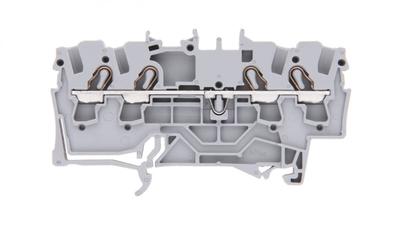 4-Wire Rail Connector 2.5mm2 Gray 2002-1401 Topjobs