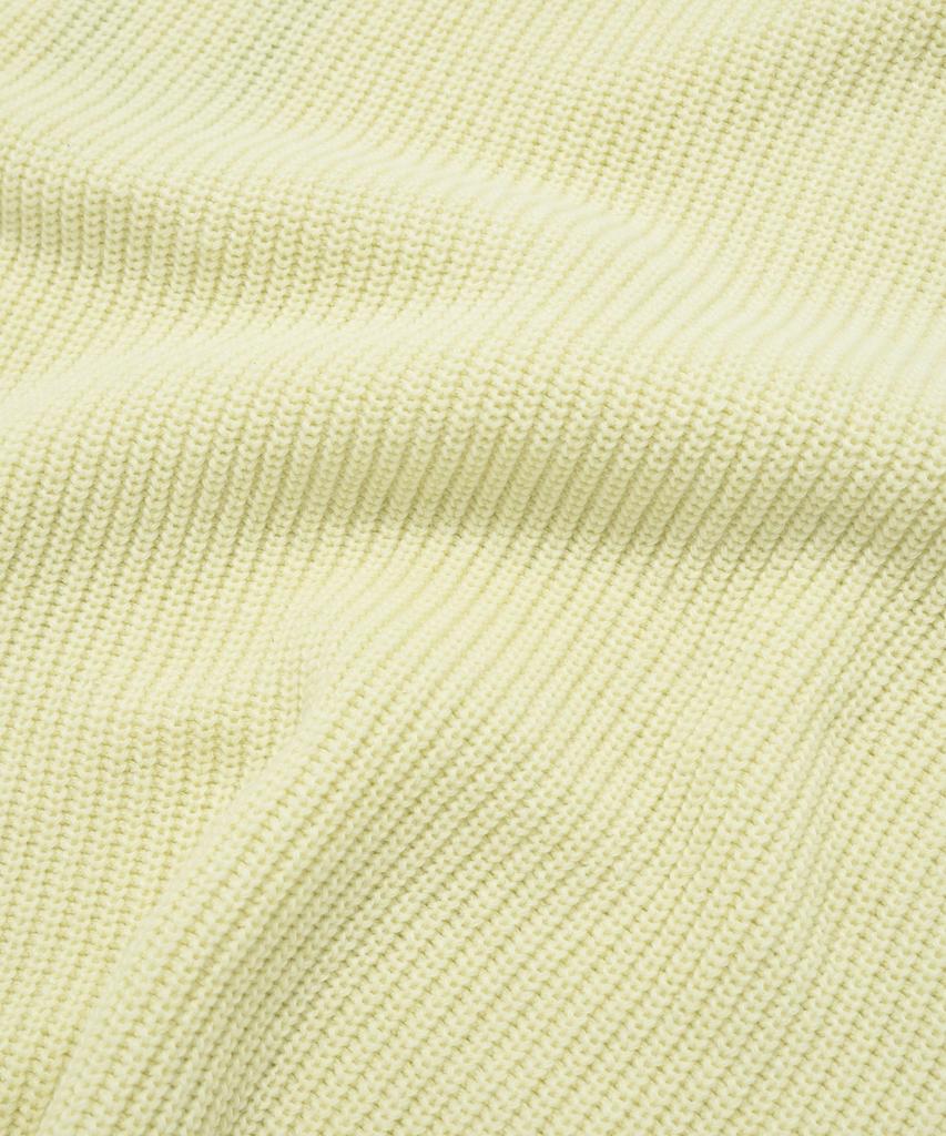 COVERNAT Middle C Logo Crewneck Knit Light Yellow