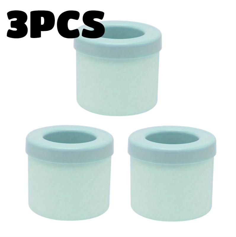 2pc Ice Bucket Silicone Round Cylinder Ice Cube Mold with Lid Ice Maker Summer Homemade DIY Creative Ice Cube Molds Quick Freez