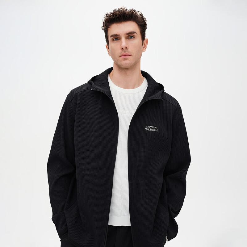 Giovanni Valentino Men s Spring Hooded Jacket L
