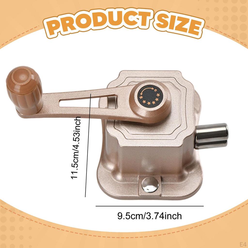 Hand Crank Clothing Hanger Accessory for Rack Easy to Install Garment Aluminum Alloy Repair