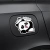 Lustiger Panda Tankdeckel Autoaufkleber Plus Nein. 92 Nein. 95 Tankdeckel Autoaufkleber Cartoon Kreativ Kratzaufkleber Hinten