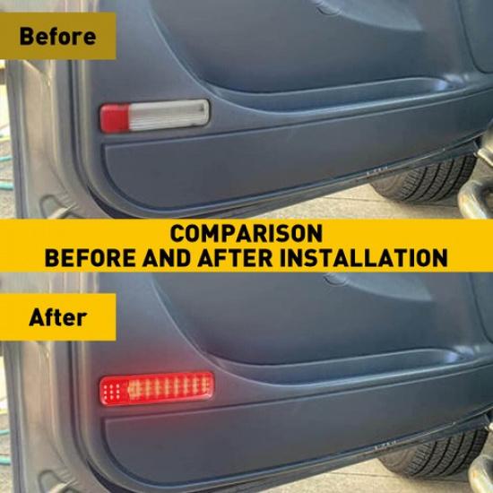 Pair LED Door Courtesy Light For Chevy Silverado Suburban Tahoe GMC Sierra Yukon