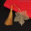 1 Pc Chinese Style Stationery Retro Metal Bookmarks Hollow Ginkgo Biloba Maple Leaf Lotus Vein Book Marks Gifts