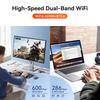 900Mbps USB WiFi 6 Adapter Bluetooth 5.4 Adapter Wireless Network Card 2.4G&5GHz Dual Band WiFi LAN Receiver For Win 10 11 Driver Free