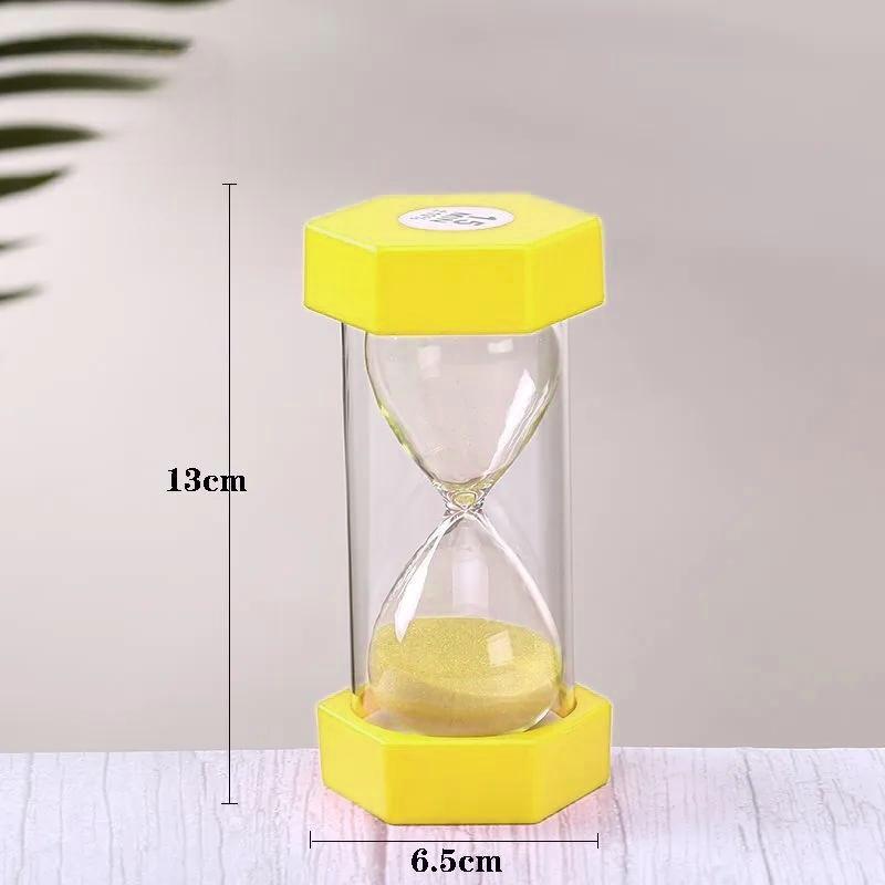 

5 минут красочные песочные часы кухонный таймер детские игрушки креативные песочные часы студенческие домашние задания песочные часы подарки украшения дома жёлтый