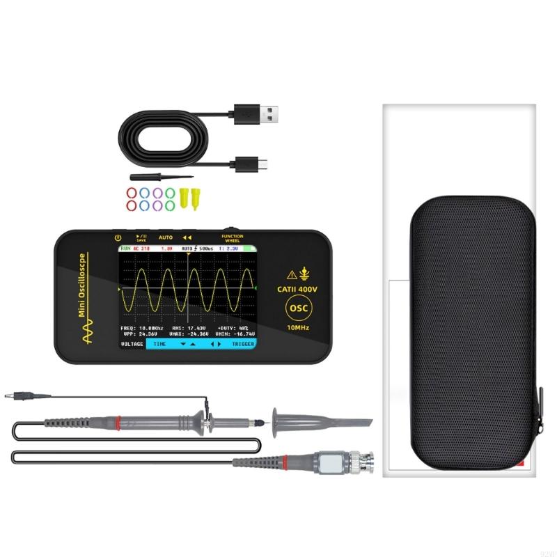 92MF Lightweight Easy Carry Oscilloscope 3.2 in LCD ABS for Accurate Testing