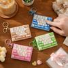 Animals 26 Keys Keyboard Keychain Mini Stress Relief Fidget Toy  Office Use