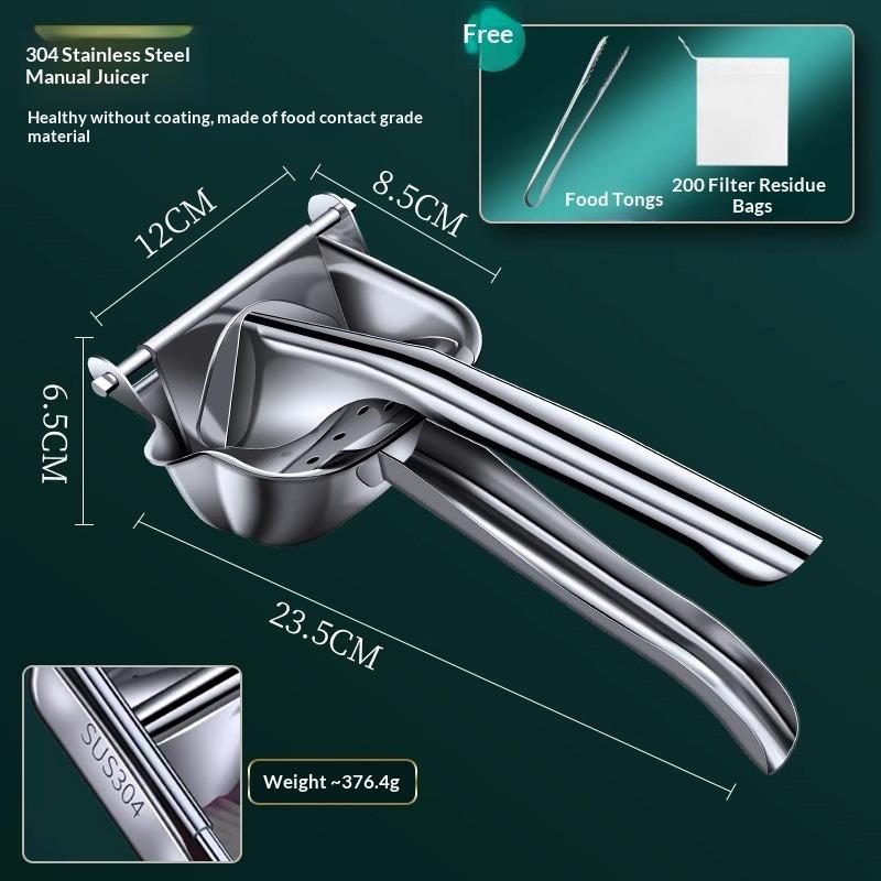 Stal Nierdzewna 304 Ręczna Sokowirówka Domowa Oddzielanie Ręczna Prasa do Soków z Granatów Arbuzów Prasa do Soków Pomarańczowych