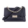 Mk Cece Culoare Solidă Vintage Lanț Commuter Clapetă Cataramă Aurie Geantă Crossbody pe Umăr Genți Femei Negru 35F2G0EF80-BLACK