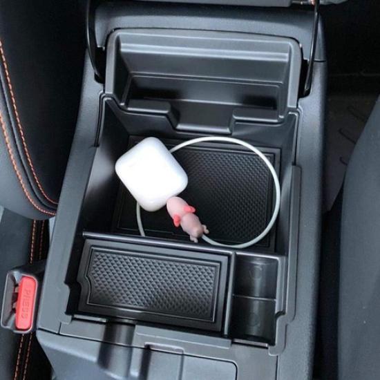 Center Console Organizer Tray Compatible with Crosstrek 2018-  and Black