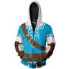 The Game Legend Of Zelda Cosplay Hoodies 3d Zip Sweatshirt Jacket Coat Pullover