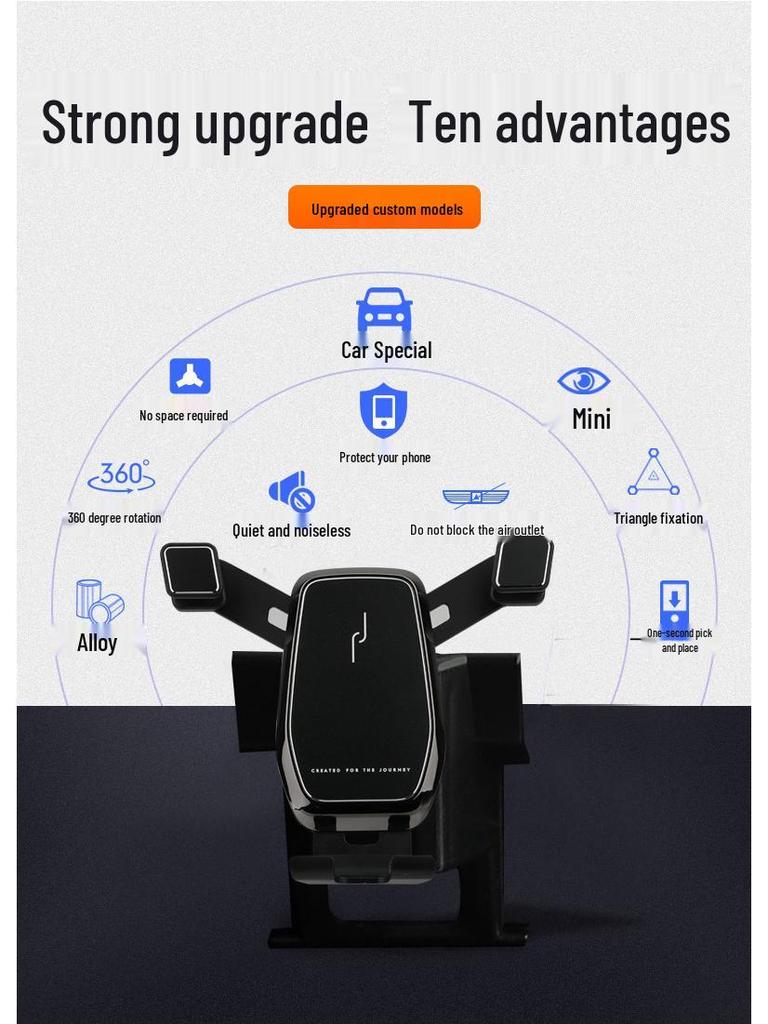 Compatible Hyundai Elantra 2020-2022 Wireless Charging Phone Holder and Navigator