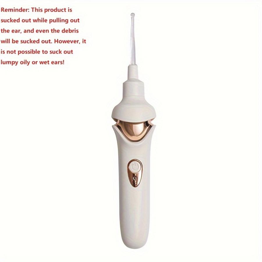 Electric Ear Picking Suction Tool, Ear Digging Spoon, Luminous Ear Excrement Cleaner with Light and Charging Type