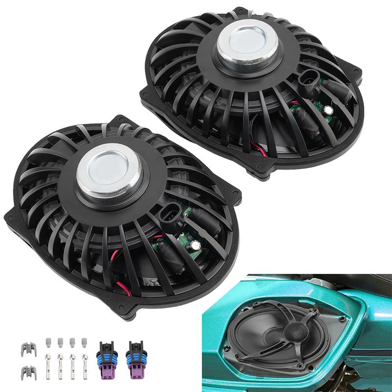 

Motorcycle Accessories 5 x7 Saddlebag Lid Speakers For Harley Touring Saddlebag Lid Electra Street Glide Road King 1994-2023 чёрный