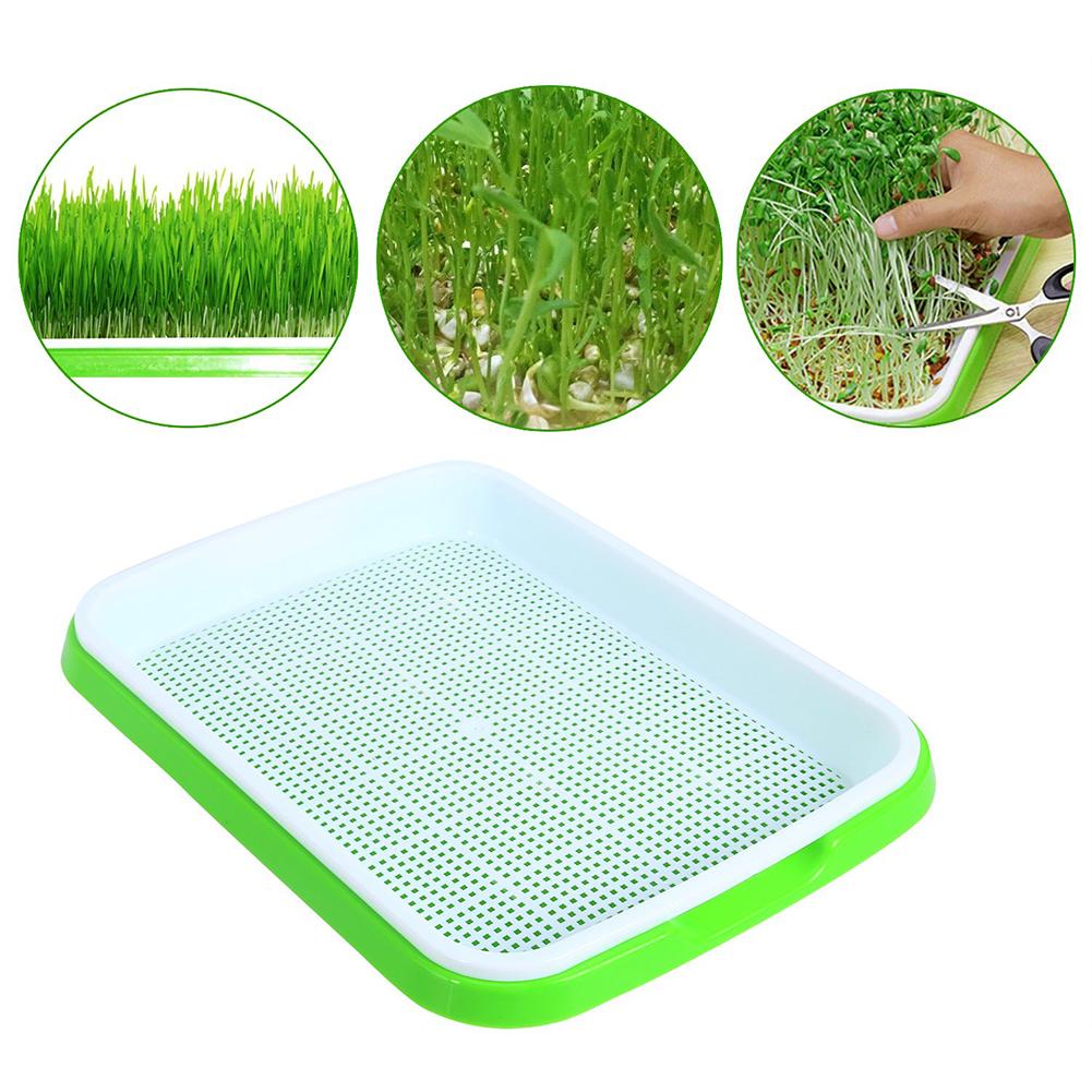 1pcs Planting Trays Grow Basket Hydroponics Microgreens Tray Double Layer Garden Germination Sprout Plate Nursery Pots Tray