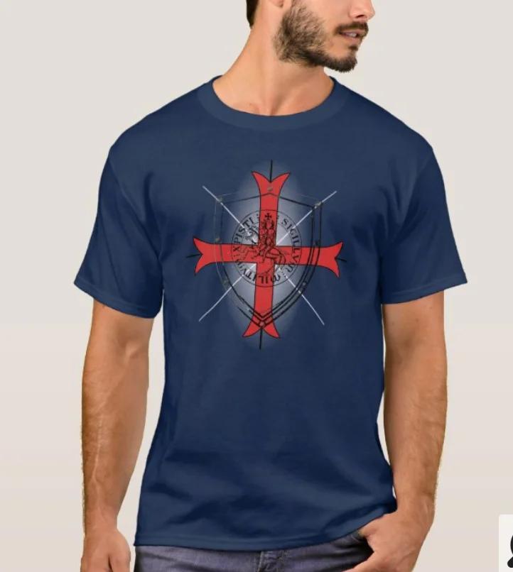 Cross of The Templar Order TShirt Summer Cotton Short Sleeve ONeck Unisexs T Shirt New S3XL