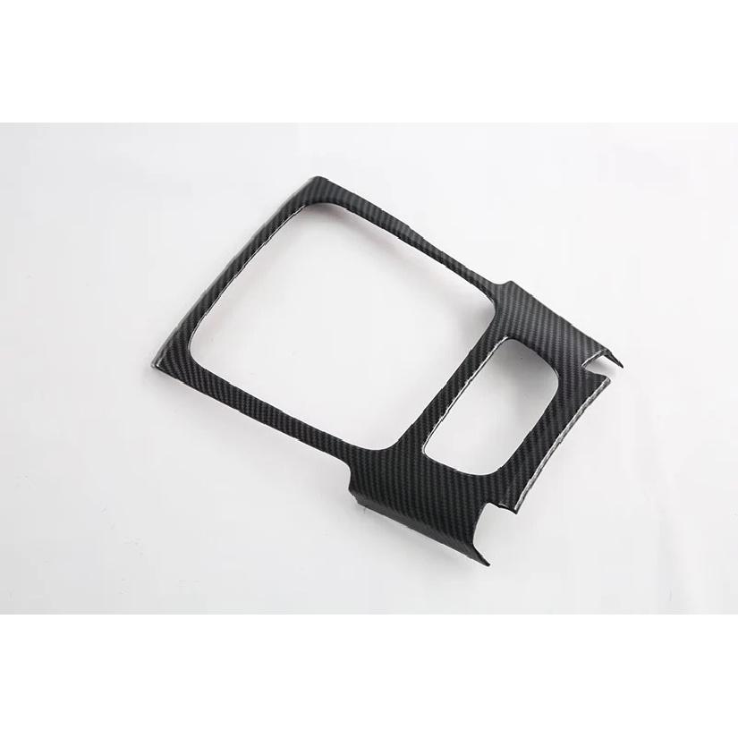 For MG ZS 2017- Car Accessories Carbon Fiber Style Gear Shift Panel Center Console Cover Trim Frame