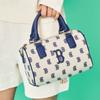 New MLB Polyester Letter Bag Portable Crossbody Bag Shoulder Bag Regular Women's Blue Gray 3ABWS013N-43BGL