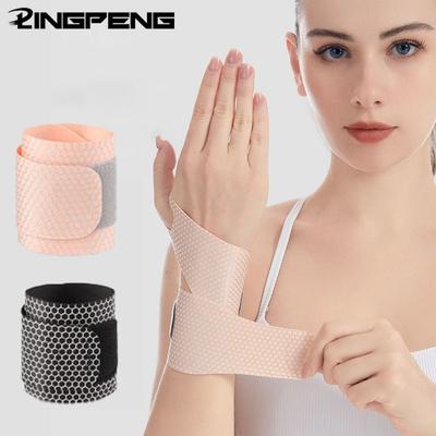 Vaste Spandex Sportpolsbeschermer Polsverstuiking Tendinitis Met Klittenband Polsband Ultra Dun Gewrichtsbrace Badminton Basketbal